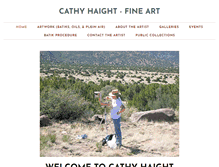 Tablet Screenshot of cathyhaight.com